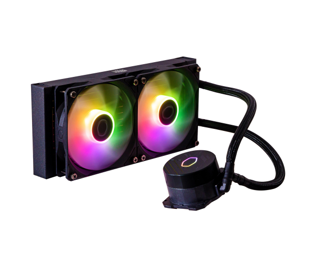 Cooler Master Masterliquid 240L Core ARGB Black 2x120mm - 1145988 - zdjęcie